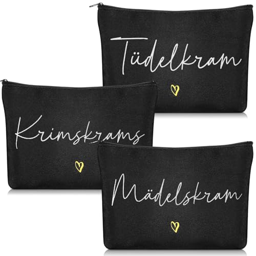 Geiserailie 3 Stück Krimskrams Kosmetiktasche Klein Kulturtasche...