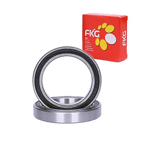 Fkg 6806-2RS 30X42X7Mm Deep Groove Ball Bearing Double Rubber Seal Bearings Pre-Lubricated 2 Pcs cover