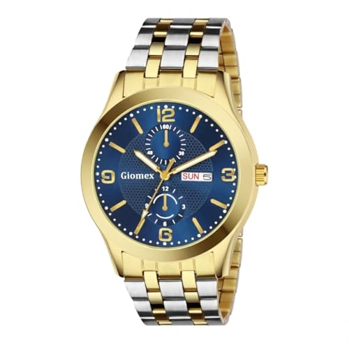 Giomex 1627-2Tone DD Trending Watch for Mens & Boys (Blue)