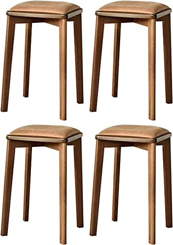 Taburete de madera maciza para tocador de maquillaje y salon 2