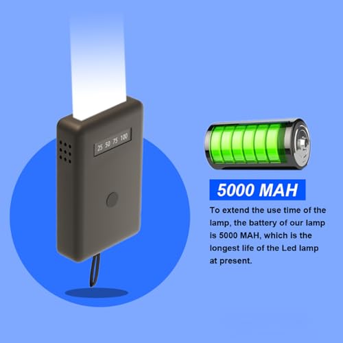 Lampe extension cheveux LED compacte portative pour salon noir - 5
