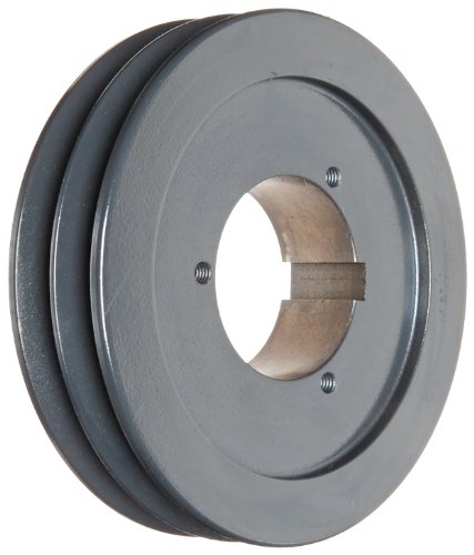Browning 2B5V66 Split Taper Sheave, Cast Iron, 2 Groove, A, B or 5V Belt, Uses B Bushing