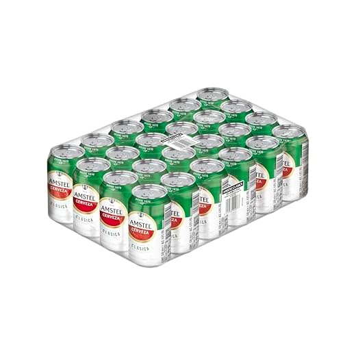 Amstel Clásica Cerveza Lager, Pack Lata, 24 x 33 cl