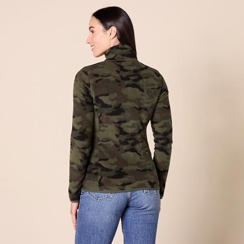 Image of Amazon Essentials Women's Classic-Fit Full-Zip Polar Soft Fleece Jacket, Outerwear Coat with Cuffs (Available in Plus Size)