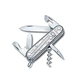Drahtabisolierer, Schraubendreher 6 mm, Stech-, Bohr- und Nähahle, Korkenzieher, Zahnstocher, Pinzette, Schlüsselanhänger