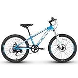 COMPONENTES SHIMANO: con los engranajes de cambio Shimano de 7 velocidades con una traslación casi perfecta, estará preparado para cualquier situación. Los frenos de disco de gran agarre en la parte delantera y trasera garantizan el control necesario