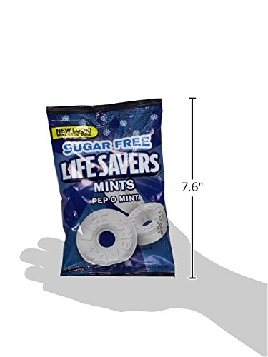 Life Savers Pep O Mint Sugar Free Candy Bag, 2.75 Ounce #TOP2