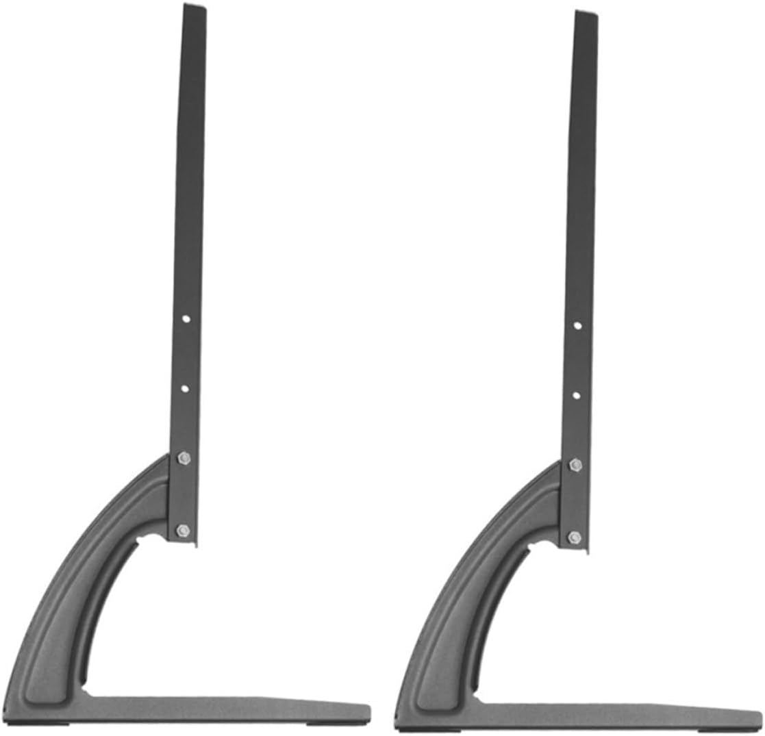 Metal Tv Stand Base for 26-43 Inch LCD Tv Replacement, Small Size Desk Monitor Stand Holder for Home Office Use