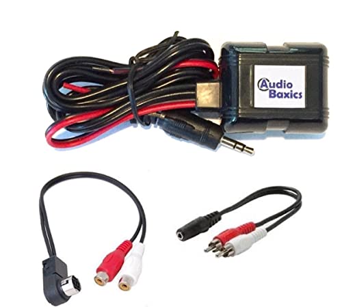 Bluetooth Wireless Car Stereo Radio Music Adapter for Alpine Ai-Net CDA TDA CD Changer Port