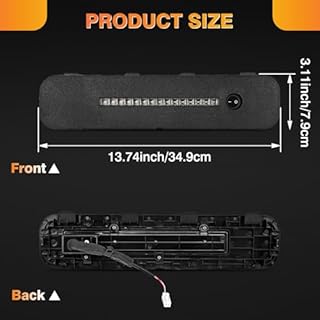 Turvysen Accessories for Honda Passport 2026 Rear Tailgate Cargo Light Assembly, Rear Cargo Area Interior Dome Light Replacement, Bright LED Utility Lamp OEM Replace 08V30-3BM-100