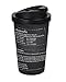 infinite by GEDA LABELS 12135 - Thermos Coffee to Go, in Polipropilene, Doppia Parete, Motivo: Matematica