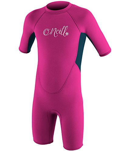 O'Neill Reactor Toddler Shorty Wetsuit Youth 3 Berry/Slate (5127G)