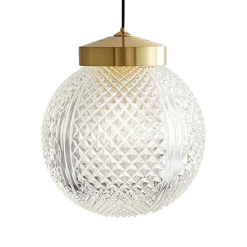 G9 Light Source Single Head, Creative Personality Glass Pendant Lamp, Ceiling Lighting Fixtures, Bedroom Dining Room Balcony Decoration Hanging