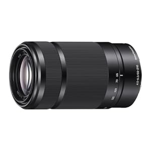 SONY E 55-210mm F4.5-6.3 Lens for SONY E-Mount Cameras (Black) (Renewed)