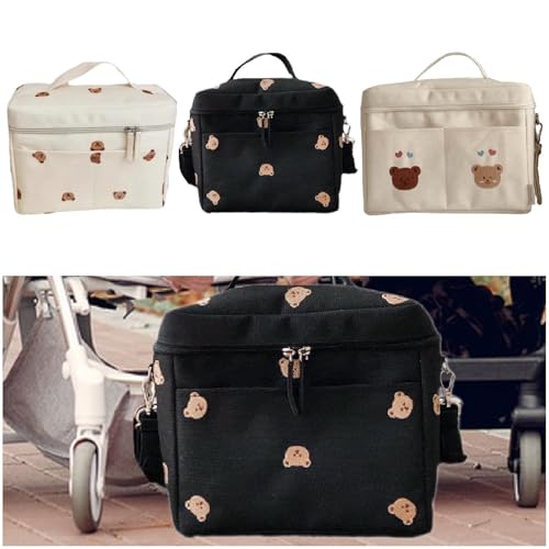 Club Bollywood® Baby Diaper Stylish Storage Baby Stroller for Bottle Diaper Toys White|Baby | Strollers & Accessories |Organizers & Nets|1 Baby Baby Diaper - Image 9 thumbnail