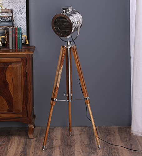 Image of Modern Minimalist Floor Lamp for Living Room & Bedroom - 132cm Tall Standing Lamp 3-Section Foldable Pipe Design (Pink Without Ball)