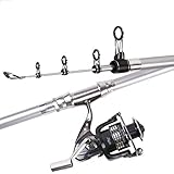 TOMYEUS Angelrute für Kinder Totale Rod Langer Abschnitt Set Carbon-Angelrute Super Hard Casting Seerod Anchor Angelrute Angelruten- und Rollen-Combos (Size : 3.9 Meters)