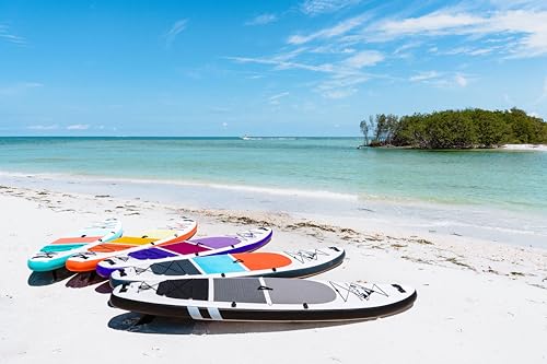 Polar Outdoors Roc Inflatable Stand Up Paddle Board with Accessories - Stable, Non-Slip Design for Youth & Adults