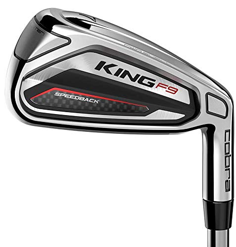 Cobra Golf Club King F9 SpeedBack 4-PW Iron Set Stiff Steel New