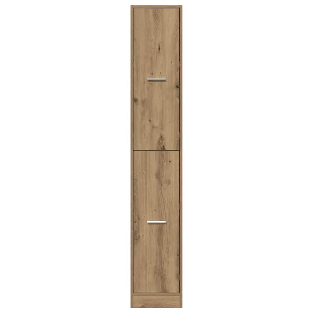 Générique Armoire d'apothicaire chêne Artisanal Bois d'ingénierie,Casiers & armoires de Rangement,3309635