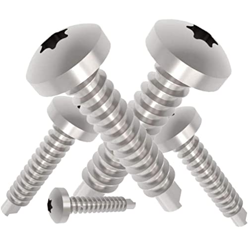 100x 3,5x16 mm Linsenkopf Blechschrauben DIN 7504-M(N TORX Blechschrauben selbstschneidend Selbstschneidende Schrauben Bohrschrauben Edelstahl Cover