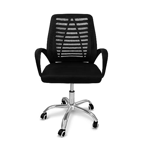 Catálogo de Silla Secretarial Economica para comprar online. 45 Andromeda Inc Silla de Oficina, Escritorio ergonomica giratoria. Adaptable a la Columna y Soporte Lumbar. Material Mesh Transpirable.