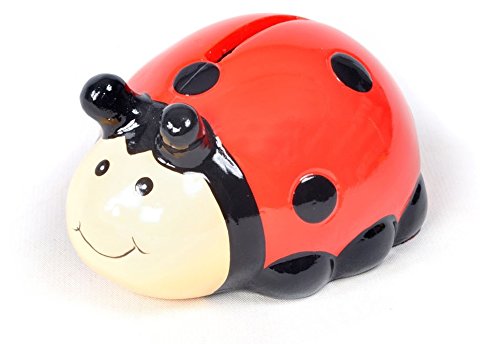 Tirelire Figurine Coccinelle en céramique