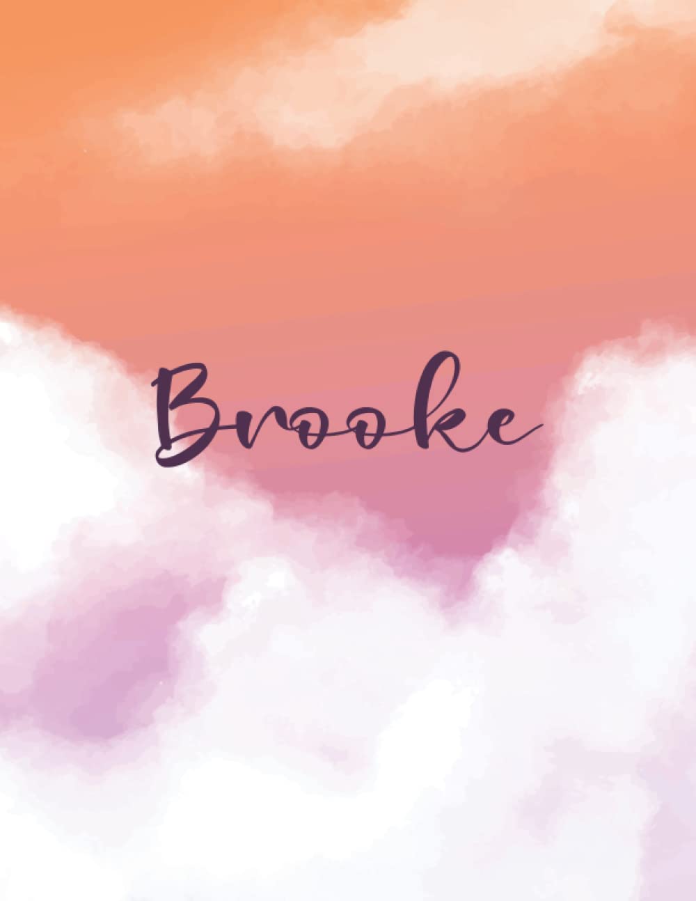 Brooke: Personal Name Dot Gird | The Notebook For Writing Journal or Diary Women & Girls Gift for Birthday, For Student | 160 Pages Size 8.5x11inch - V.211