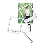 Imán + PVC Doiy Polaframes - Pack de 6 marcos de foto con imán + 1 bolígrafo borrador
