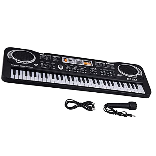 Enfants Piano Clavier électrique, 61 Touches avec Microphone éducation Toy Musique Enfants Jouet éducatif, enseignement… - Les Beatles, Paul McCartney, John Lennon, RIngo Starr, George Harrison Enfants Piano Clavier électrique, 61 Touches avec Microphone éducation Toy Musique Enfants Jouet éducatif, enseignement…