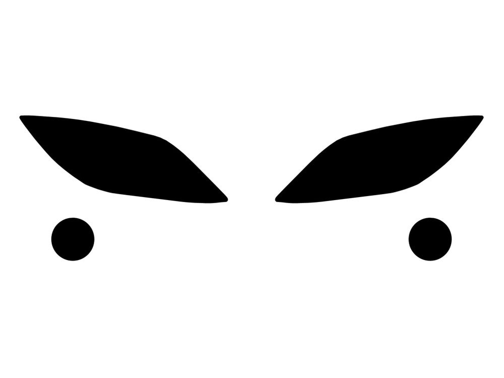 Rvinyl Headlight Tint Covers Compatible with Pontiac Sunfire 2003-2005 - Smoke