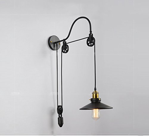 Preisvergleich Produktbild Wandleuchte Einfache Persönlichkeit Industrie Style Restaurant Retro Lampen Einfacher kreativer Aufzug Wandleuchte
