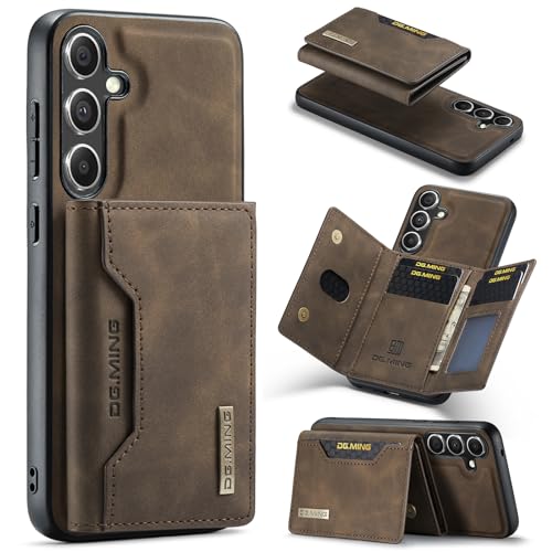 Étui portefeuille Samsung S25 pour voyager léger avec porte-cartes détachable