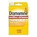 Dramamine Motion Sickness Relief, Chewable, Prevents and Relives Nausea, Dizziness & Vomiting, Orange Flavor, 4 Count (Travel & Trial Size) (Pack of 2)