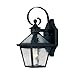 Acclaim 7652BK Bay Street Collection 1-Light Wall Mount Outdoor Light Fixture, Matte Black
