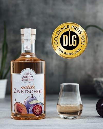 Schlitzer Milde Zwetschge Obstbrand Spirituose - Der sanfte und fruchtige Genuss (1x 0,5l)