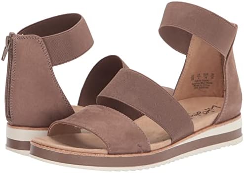 LifeStride Womens Zee Sandal Mushroom Microfiber 6 W | Image 6