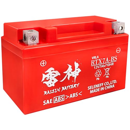 RAIJIN BATTERY YTX7A-BS ݊ oCNobe[ 12V 7Ah \ V[h^ t[d oCNp obe[ RTX7A-BS
