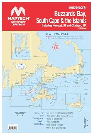 Buzzards Bay, South Cape & The Islands including Newport, RI and ...