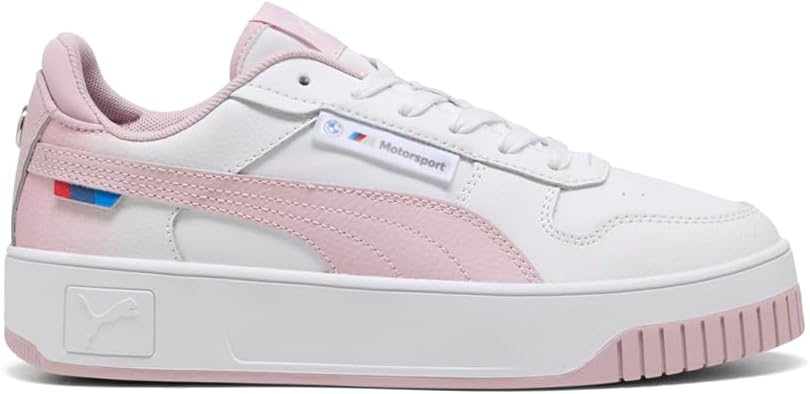 PUMA Womens BMW M Motorsport Carina Street Lace Up Sneakers Shoes Casual - White
