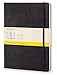 Moleskine - Carnet de Notes Classique Papier à Grille de Pointillés - Journal Couverture Rigide et Fermeture par Elastique - Couleur Noir - Très Grand Format 19 x 25 cm - 192 Pages