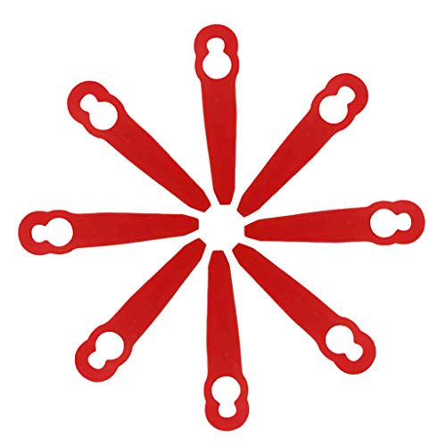 8pcs Plastic Trimmer Blades for Stihl PolyCut 2-2 FSA 45 Lawnmower Grass Easy Trim Trimmer Garden Tools by LIUXIA