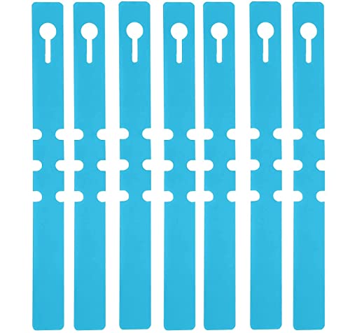 KINJOEK 1200 Stück blaue Pflanzenetiketten, verstellbare Pflanzenetiketten zum Identifizieren verschiedener Pflanzen, 2 x 20 cm Cover