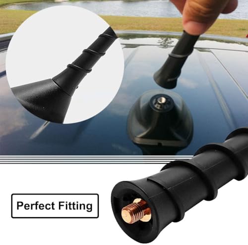 Image of Car Roof Fibre Flexible Rubber Antenna Aerial Stick AM /FM Radio Replacement Antenna for Hyundai Creta New 2020