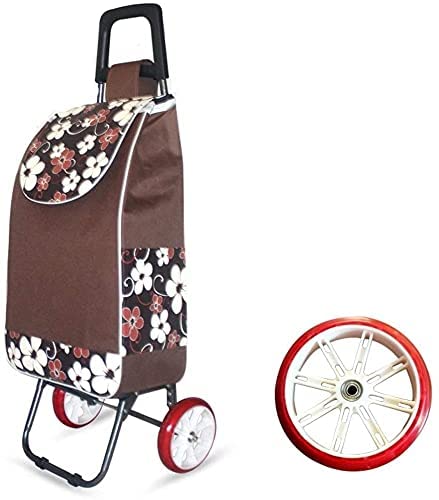 Klappbarer Einkaufswagen, Treppensteiger, großes Fassungsvermögen, zusammenklappbarer Einkaufswagen, leichter…