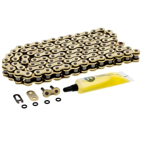 NICHE Gold 420 X-Ring Chain 102 Links with Connecting Master Link