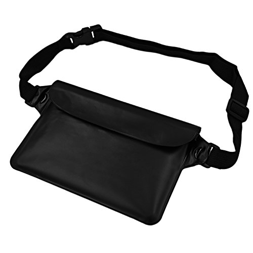 NKTM Waterproof Pouch Dry Bag Fanny Pack with Waist Strap Keep Your Cellphone Cash Safe and Dry Perfect for Boating Swimming Snorkeling Kayaking Beach