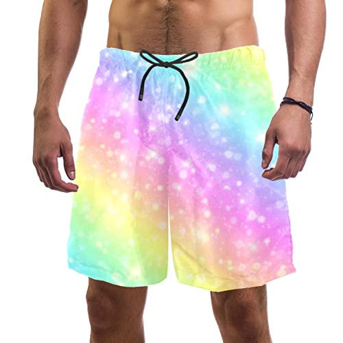 Short de plage à séchage rapide HadHfun maillots de bain hommes galaxie