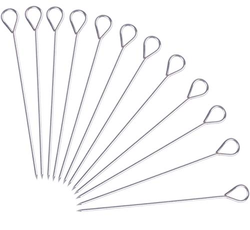 HONSHEN Turkey Lacers for Trussing Turkey 6 inches Stainless SteelSet of 12