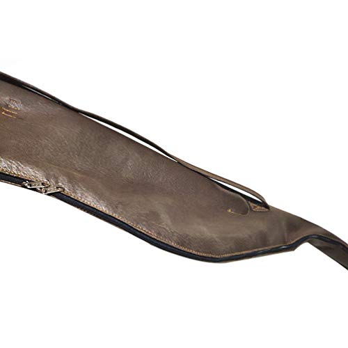 Unistrengh Hunting Shooting Archery Bag Case Pu Leather Arrows Bag For Traditional Recurve Bow Longbow (Brown, Medium-51.18Inch) #TOP3